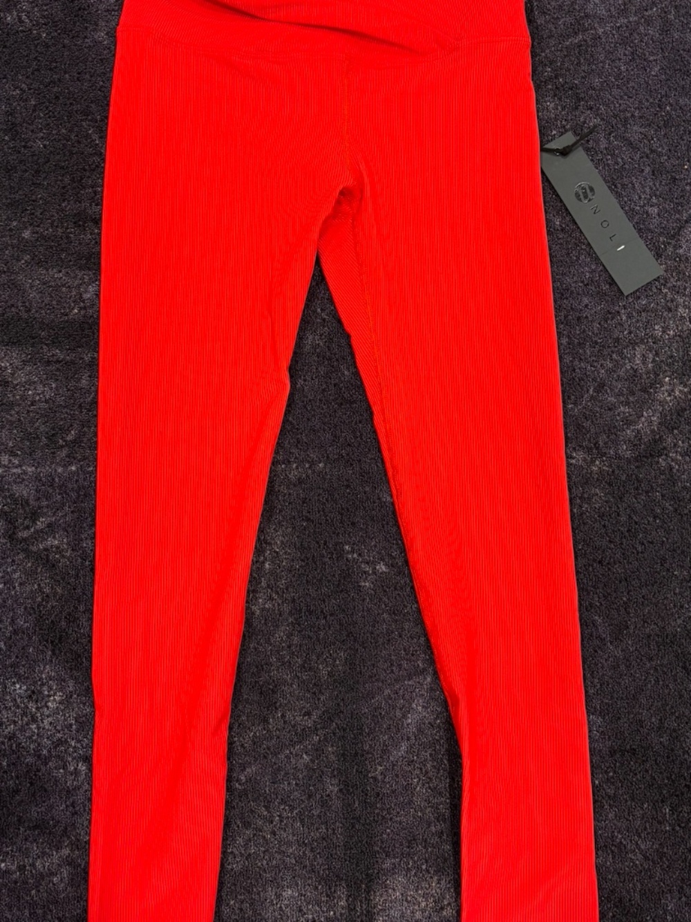 Noli Yoga Wrap Rib Legging – Chili Red | Size Small | NWT